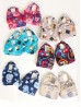 Bag in Bag Reusable Shopping Bag with Snap Closure. Large Capacity 12 pcs Assorted Design Set